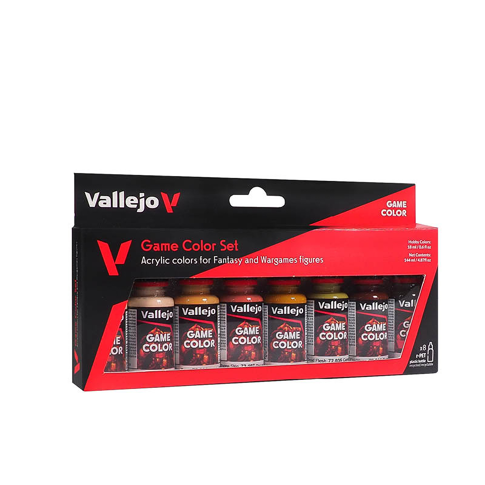 

Набор акриловых красок Vallejo Game Color Skin Tones 72187, 18 мл, 8 шт, Game Color