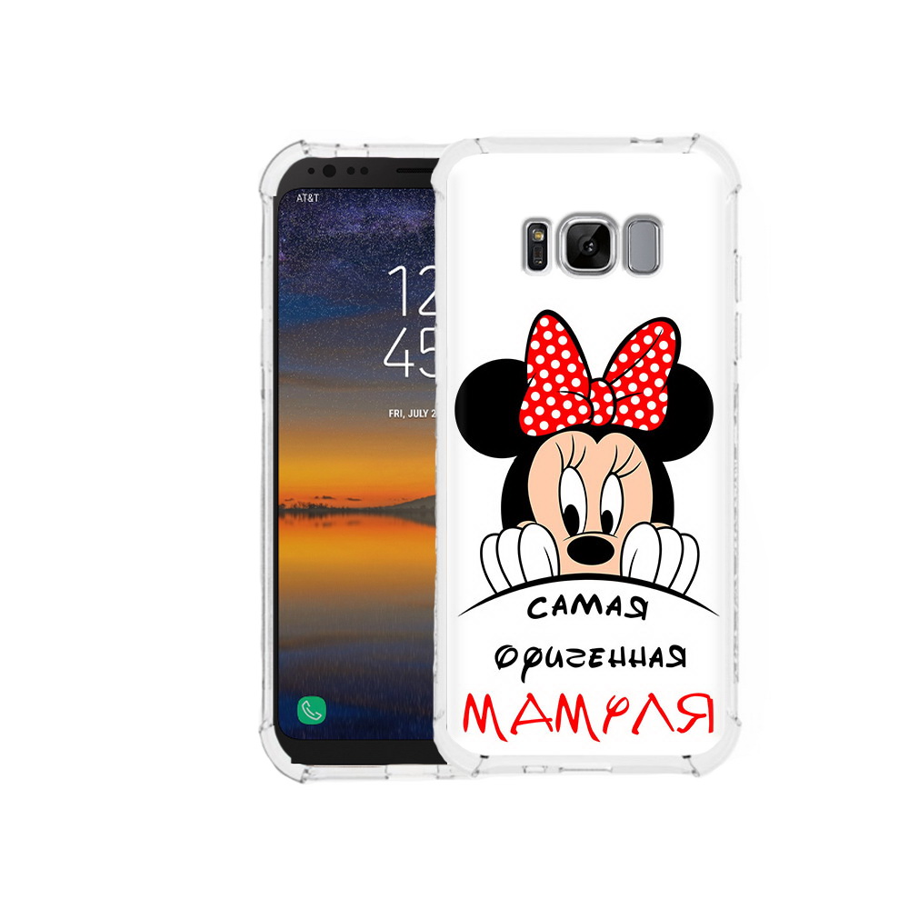 

Чехол MyPads Tocco для Samsung Galaxy S8 Самая лучшая мамуля Мини Маус (PT107395.590.152), Прозрачный, Tocco