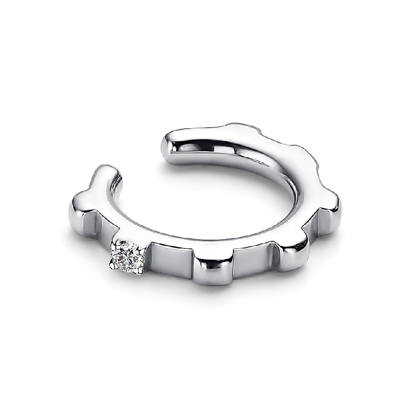 

Серьги из серебра с фианитом АЛЬКОР 02-2685/00СВ-00 12983235, 02-2685/00СВ-00 12983235