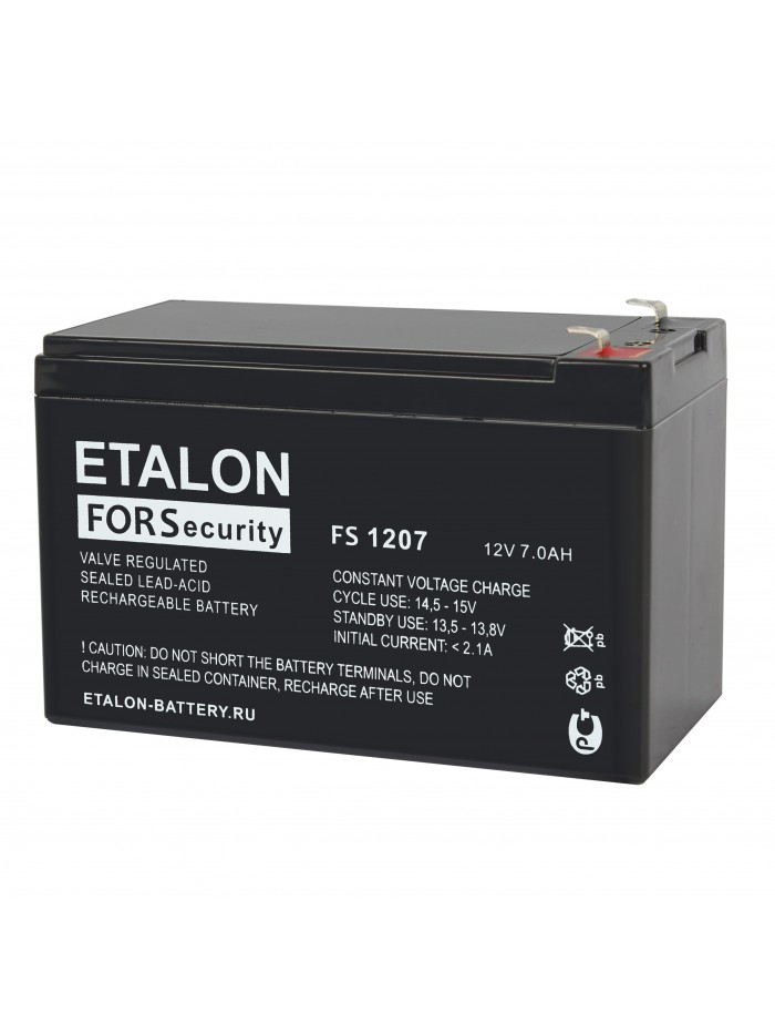 Аккумулятор для ИБП Etalon battery FS 1207 7 А/ч 12 В (00-00006401)