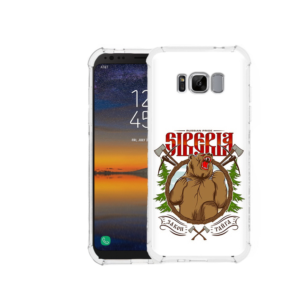 

Чехол MyPads Tocco для Samsung Galaxy S8 Тайга (PT107395.590.168), Прозрачный, Tocco