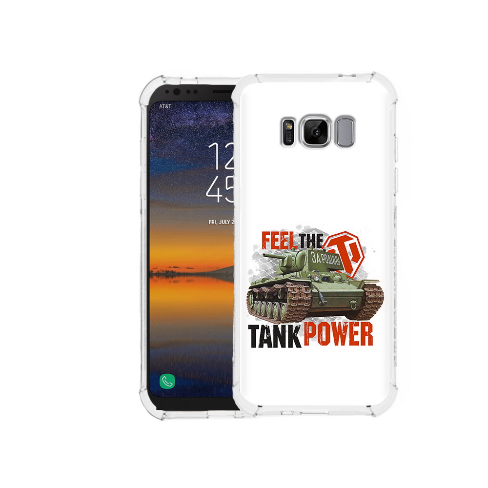 

Чехол MyPads Tocco для Samsung Galaxy S8 Танк (PT107395.590.169), Прозрачный, Tocco