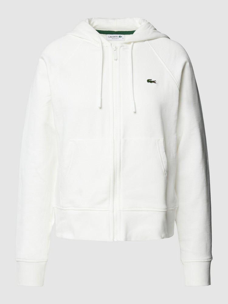 Толстовка женская Lacoste SF9213-00 белая 34 EU 24405₽