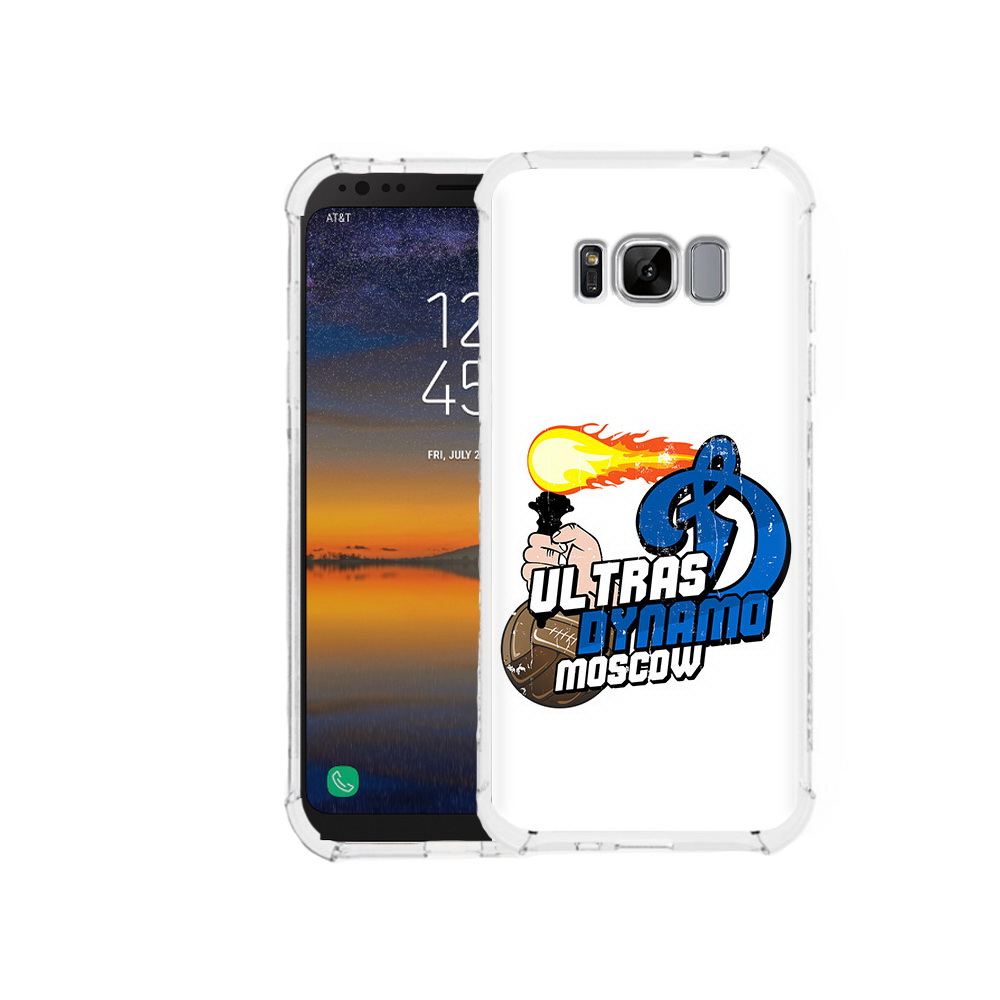 

Чехол MyPads Tocco для Samsung Galaxy S8 ФК Динамо (PT107395.590.177), Прозрачный, Tocco