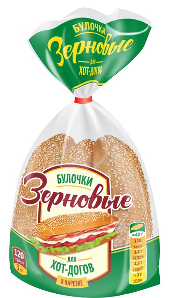 

Булочка Волжский пекарь для хот-догов зерновые 3 шт х 40 г