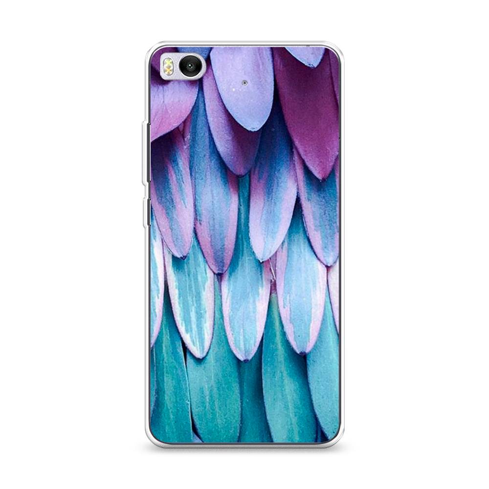 

Чехол для Xiaomi Mi 5S "Синее перо", Фиолетовый;голубой, 30550-3