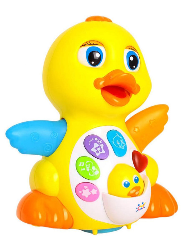

Игрушка развивающая HOLA Утенок, со светом и звуком 808, HOLA Игрушка развивающая "Утенок", со светом и звуком