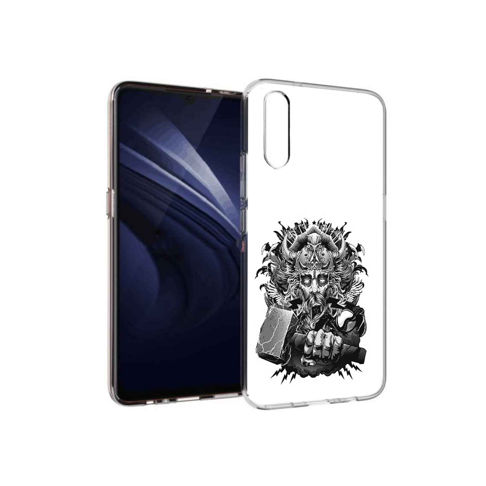 

Чехол MyPads Tocco для Vivo V17 Neo злой тор (PT226959.388.363), Прозрачный, Tocco