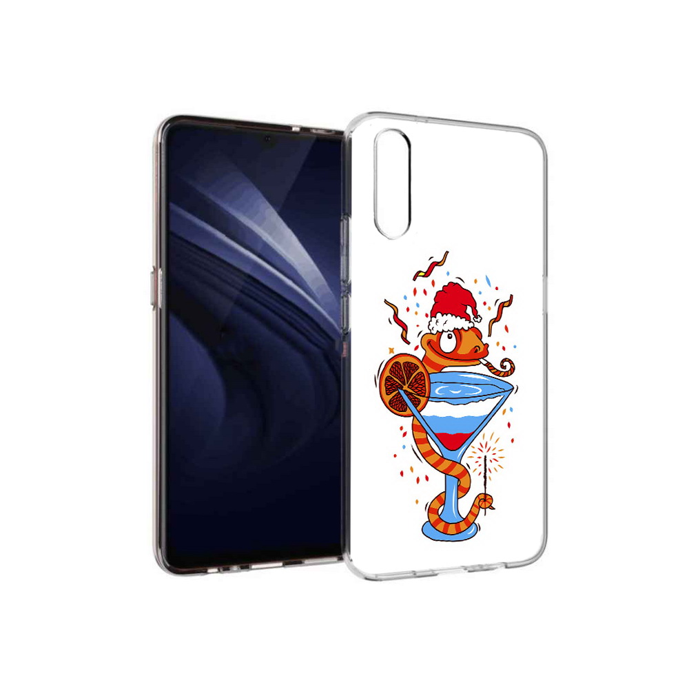 

Чехол MyPads Tocco для Vivo V17 Neo змейка (PT226959.388.364), Прозрачный, Tocco