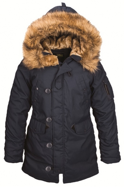 

Куртка женская Alpha Industries Altitude W Parka синяя L, Altitude W Parka