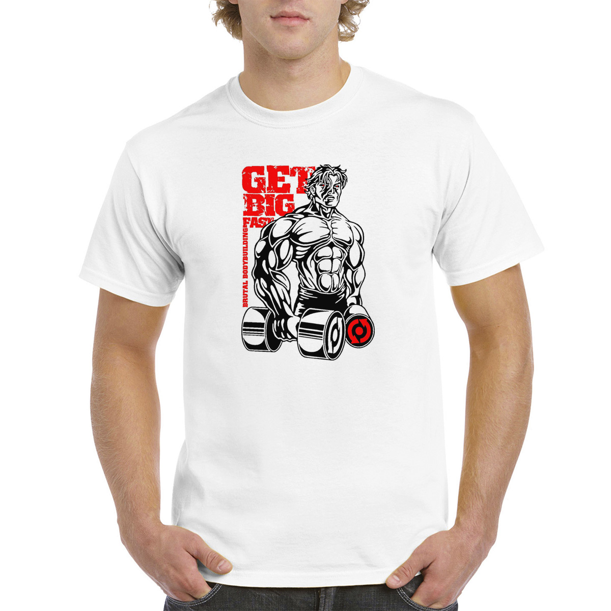 

Футболка унисекс CoolPodarok M0113418 белая 44 RU, Белый, M0113418