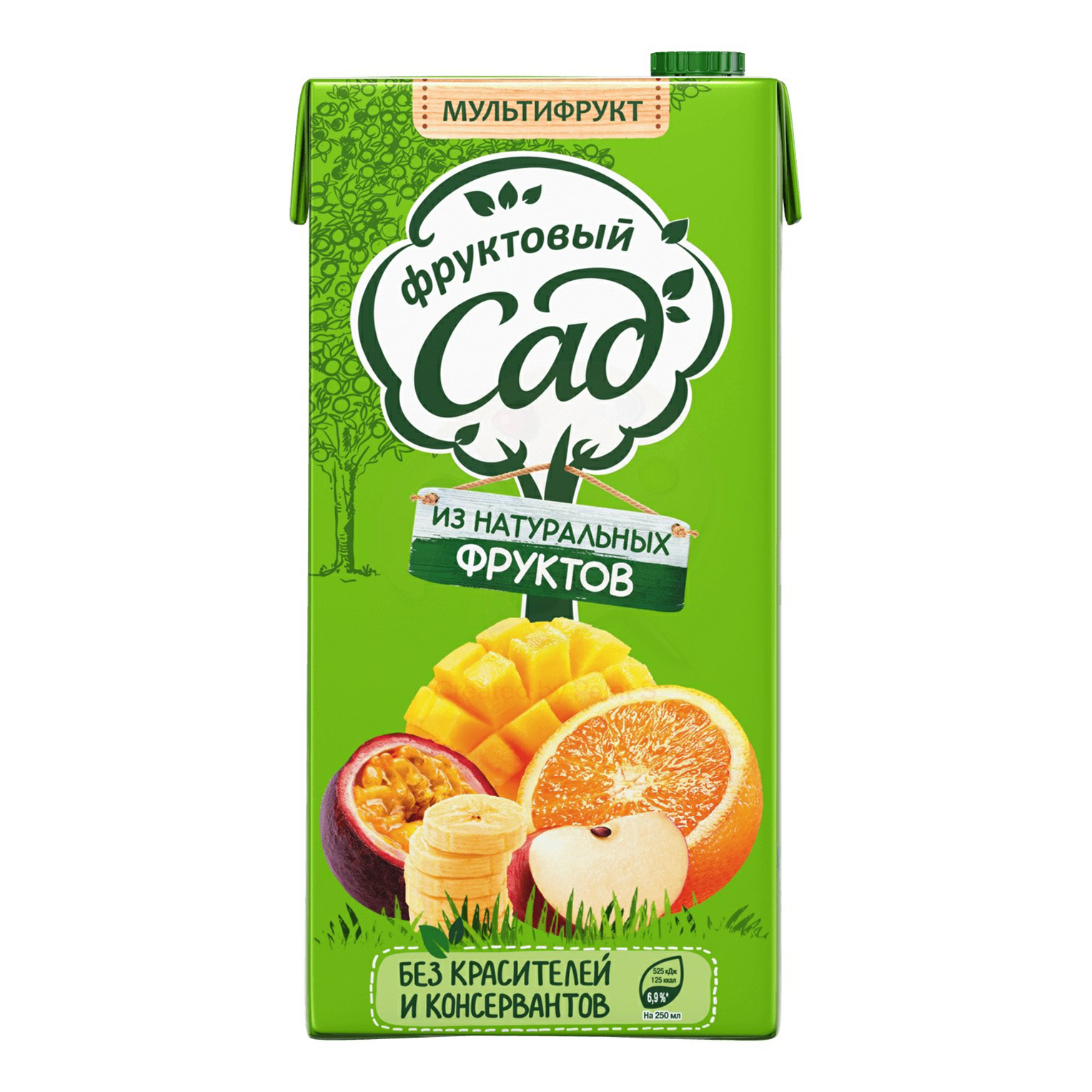 

Нектар Фруктовый Сад мультифрукт с мякотью 1,93 л