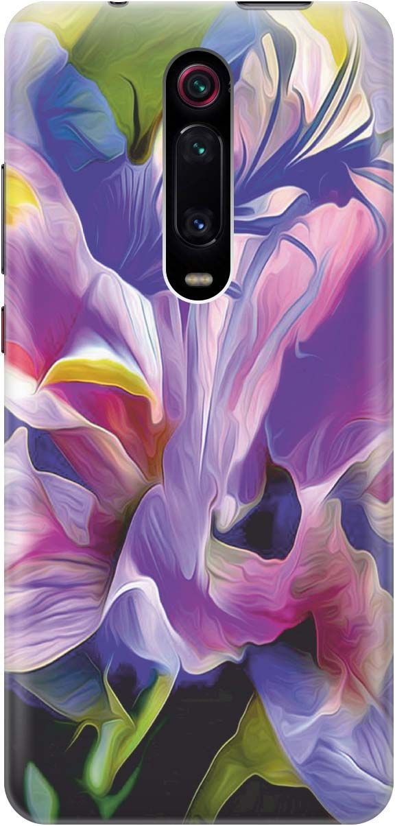 

Чехол на Xiaomi Mi 9T "Цветочная абстракция", Зеленый;синий, 448