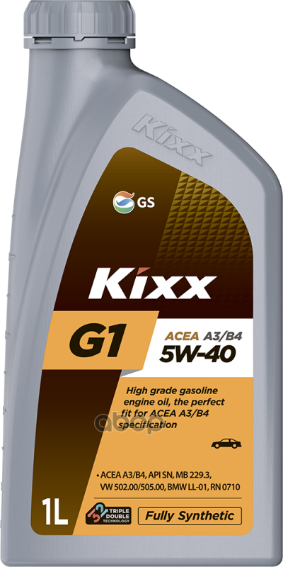 

Моторное масло Kixx синтетическое G1 A3/B4 5W40 1л