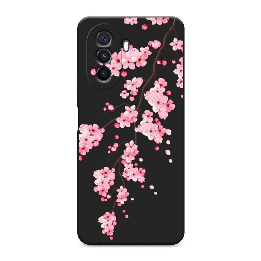 

Чехол Awog на Huawei Nova Y70 / Хуавей Нова Y70 "Розовая сакура", Розовый;коричневый