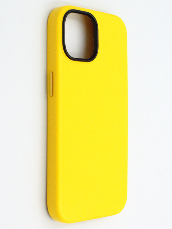 

Чехол с MagSafe на iPhone 13 Кожаный New Line-Жёлтый, Желтый, Apple iPhone 13