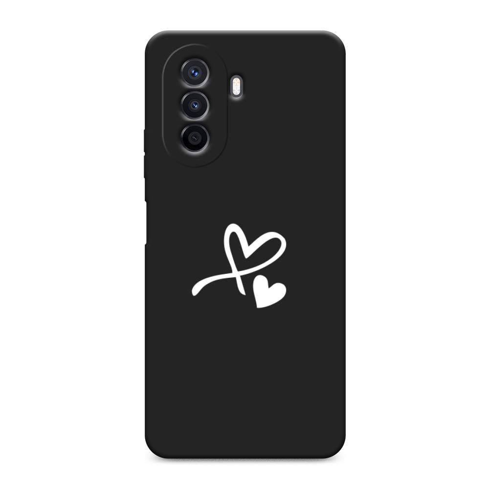 

Чехол Awog на Huawei Nova Y70 / Хуавей Нова Y70 "Сердечко минимализм", Белый