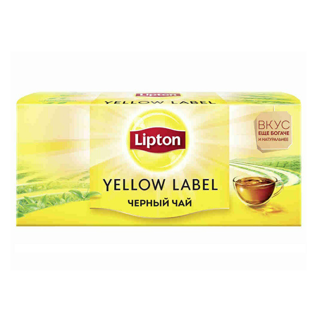 

Чай черный Lipton Yellow Label в пакетиках 2 г х 25 шт