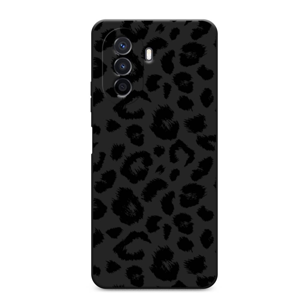 

Чехол Awog на Huawei Nova Y70 / Хуавей Нова Y70 "Окрас леопарда фон", Черный