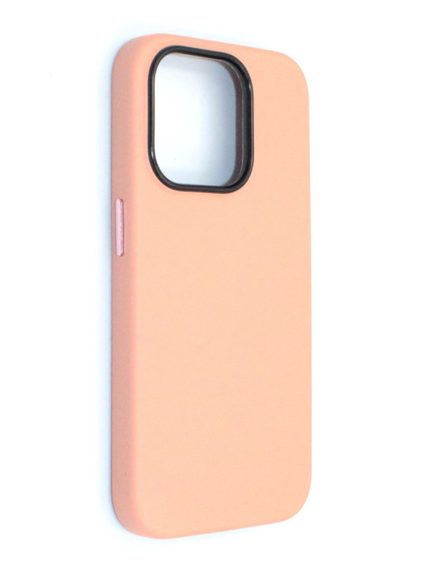 

Чехол с MagSafe на iPhone 13 Pro Max Кожаный New Line-Розовый, Apple iPhone 13 Pro Max