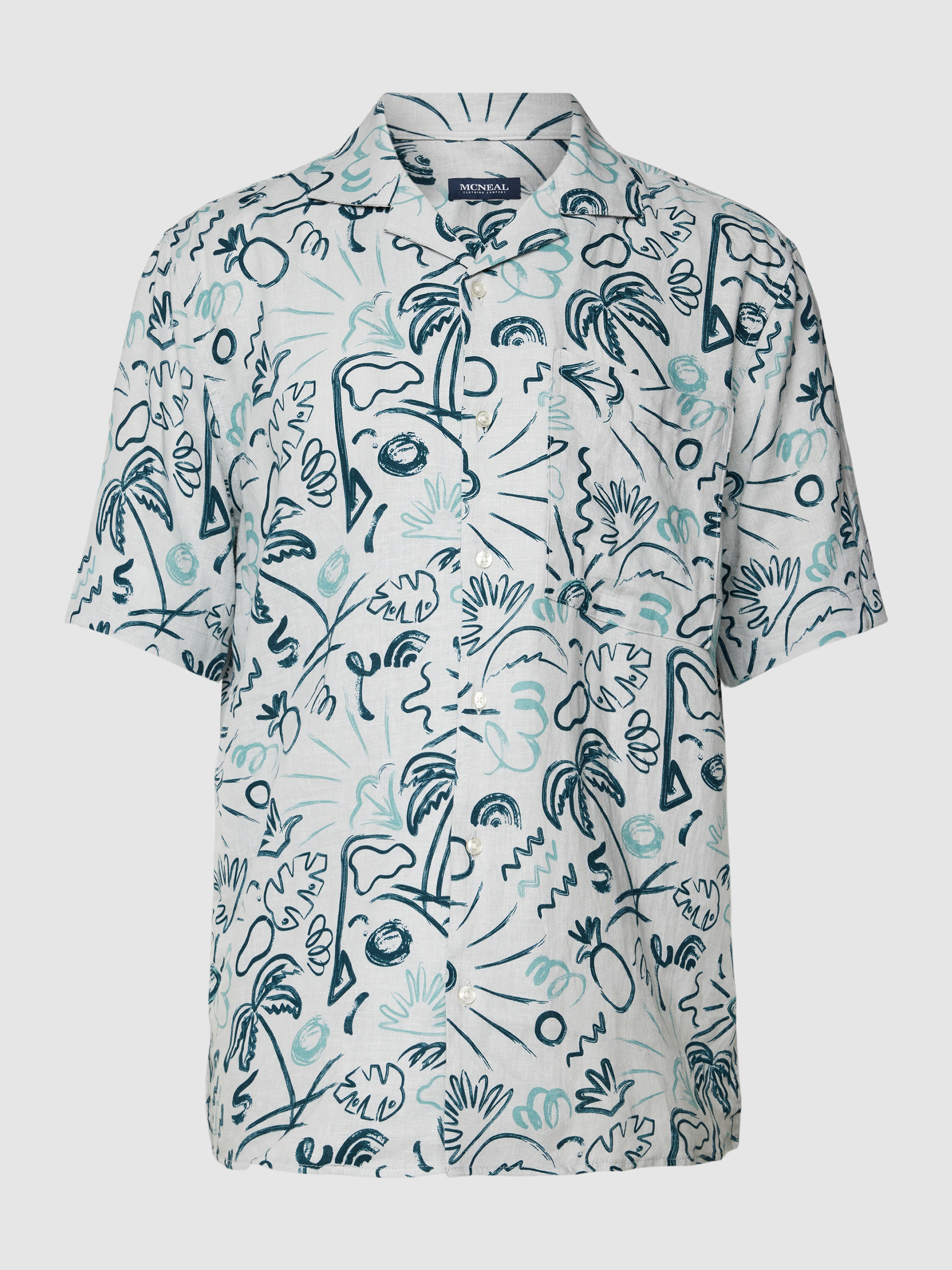 

Рубашка мужская MCNEAL 1786707 серая 2XL (доставка из-за рубежа), Серый, 1786707