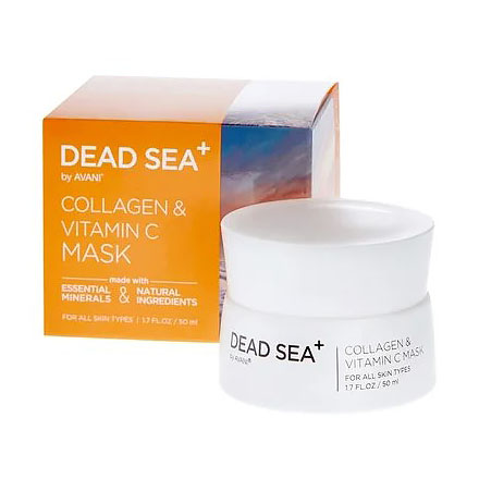 фото Маска для лица dead sea+, collagen & vitamin c, 50 мл
