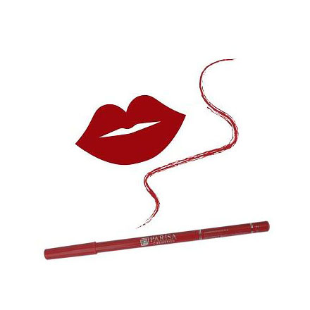 Карандаш для губ Parisa Cosmetics дерево тон 410 Красный 1,5 г parisa cosmetics brows карандаш для бровей