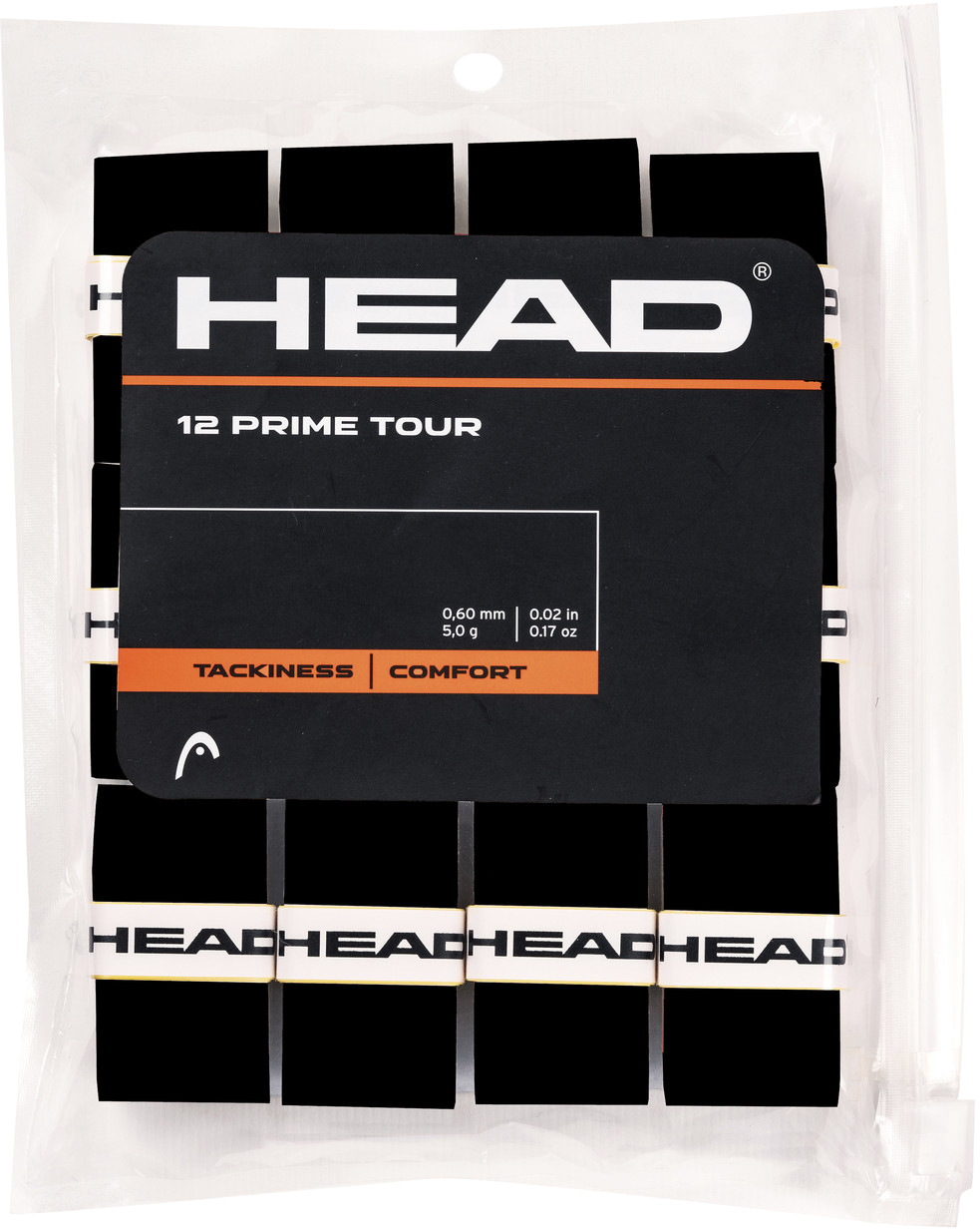 Овергрипы намотка для ракетки Head Prime Tour 12 pcs Pack (Overgrip) 285631-BK