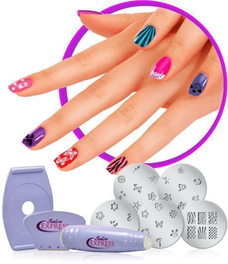 Набор для дизайна ногтей Salon Express (Салон Экспресс) lukky набор для дизайна волос локоны