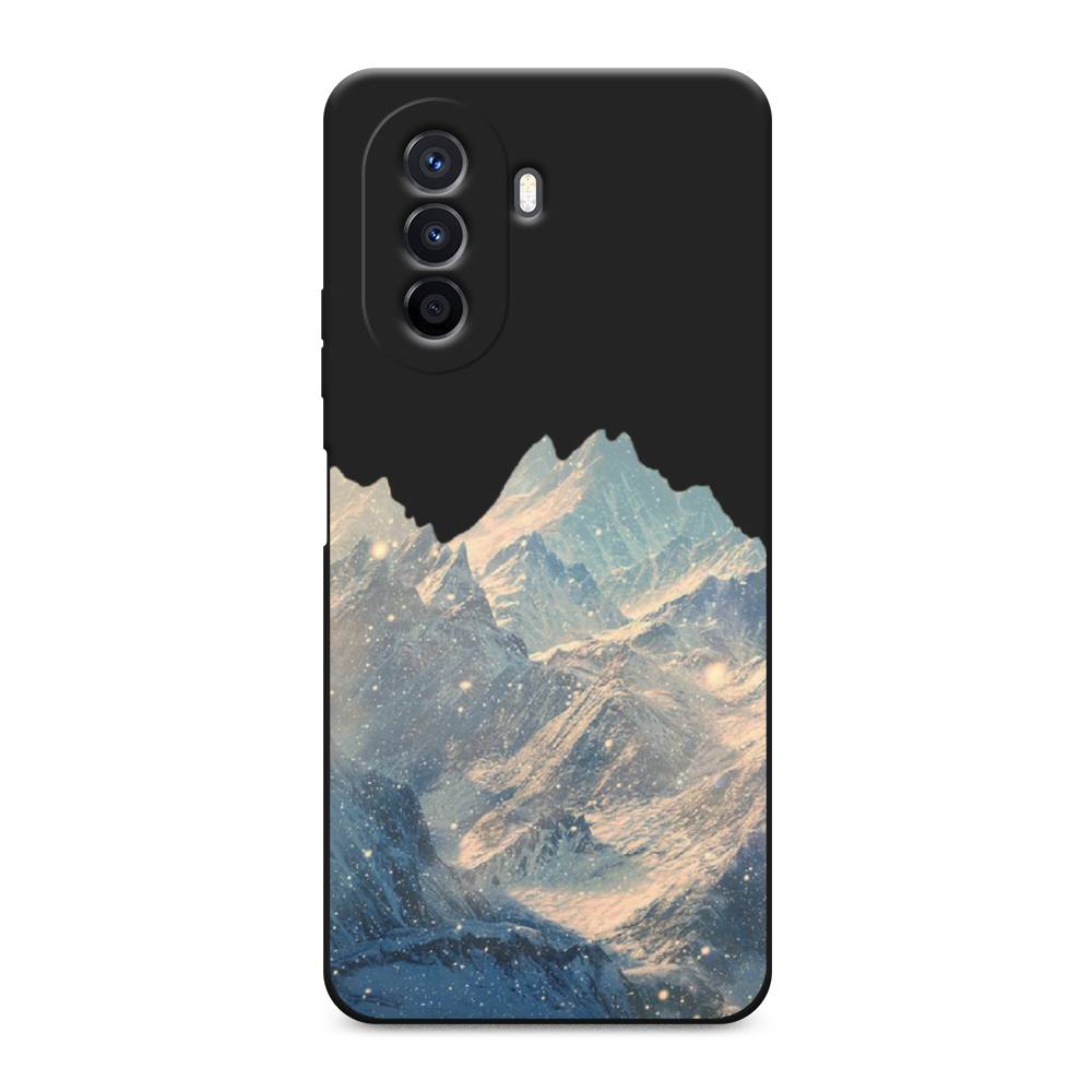 

Чехол Awog на Huawei Nova Y70 / Хуавей Нова Y70 "Горы арт 2", Серый