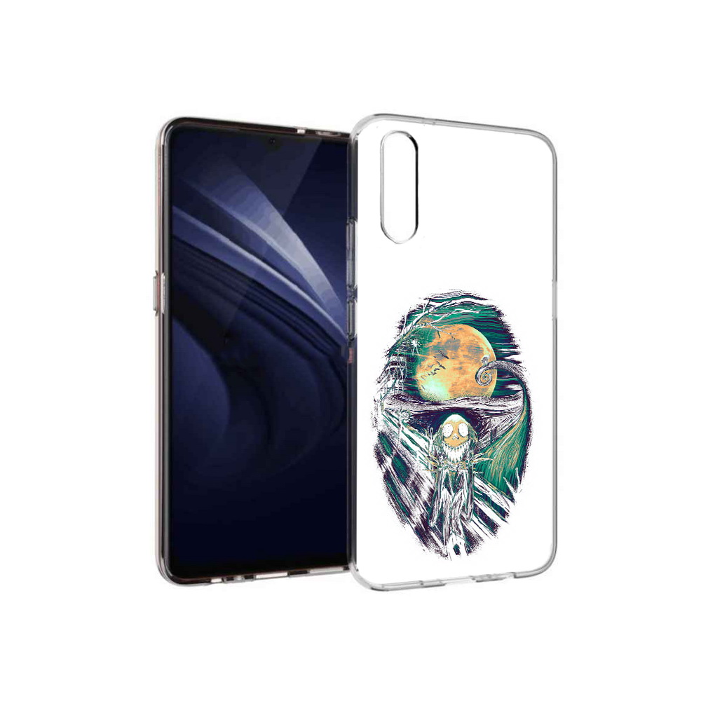 

Чехол MyPads Tocco для Vivo V17 Neo зубастое существо абстракция (PT226959.388.370), Прозрачный, Tocco