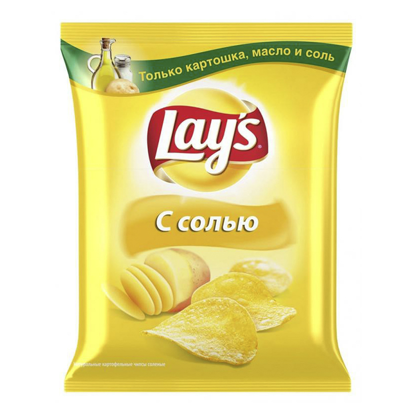 

Чипсы картофельные Lay's натуральные с солью 90 г