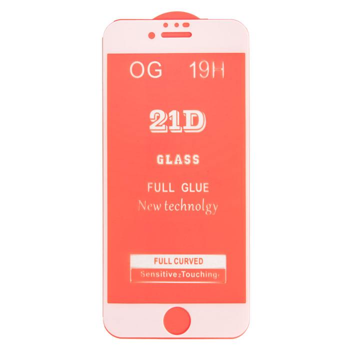 

Защитное стекло 9D/11D/21D для Apple iPhone 6/6S/7/8/SE2020, белый