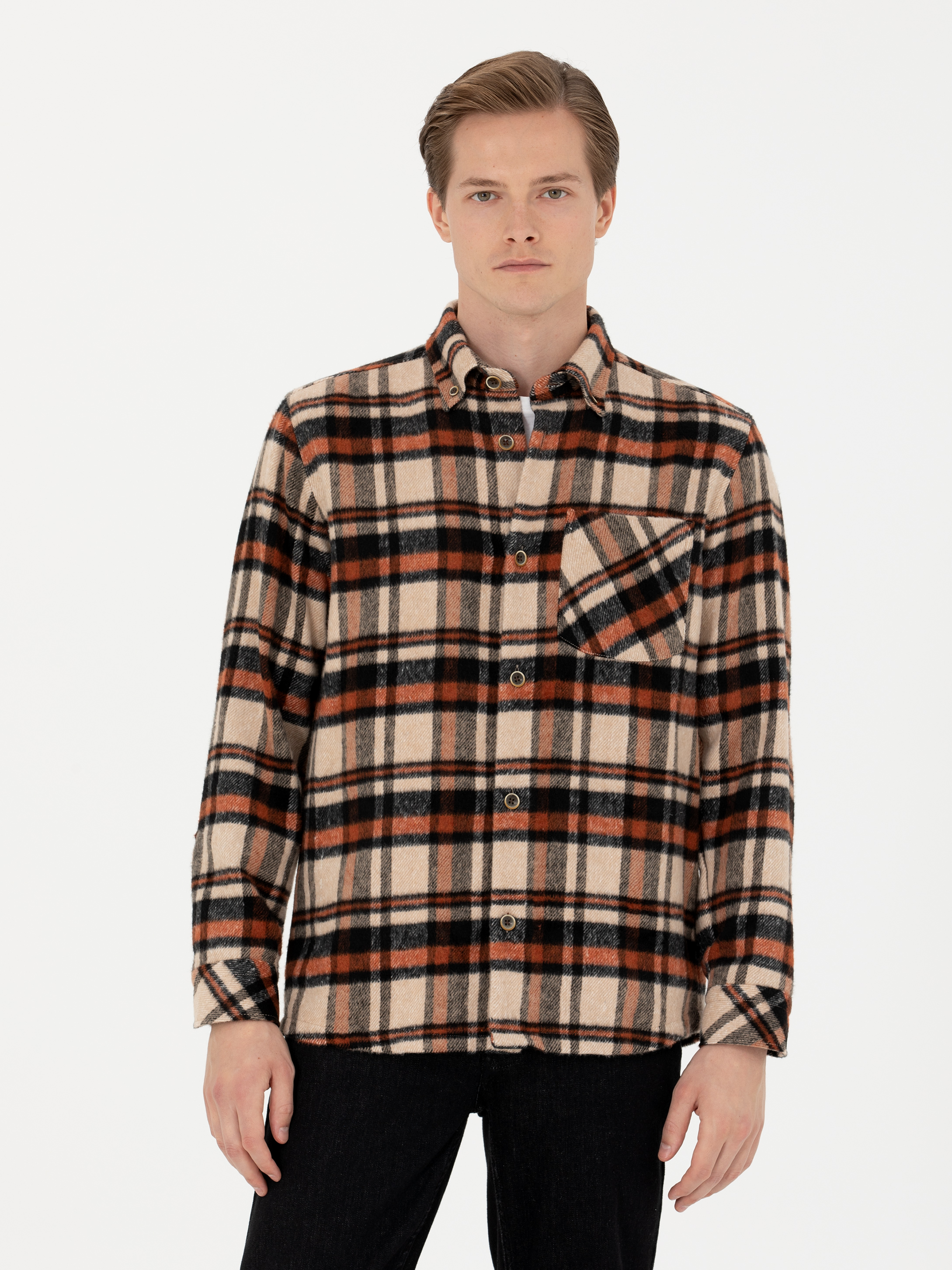 

Рубашка мужская Cacharel G051SZ0040WEED разноцветная 2XL, Разноцветный, G051SZ0040WEED