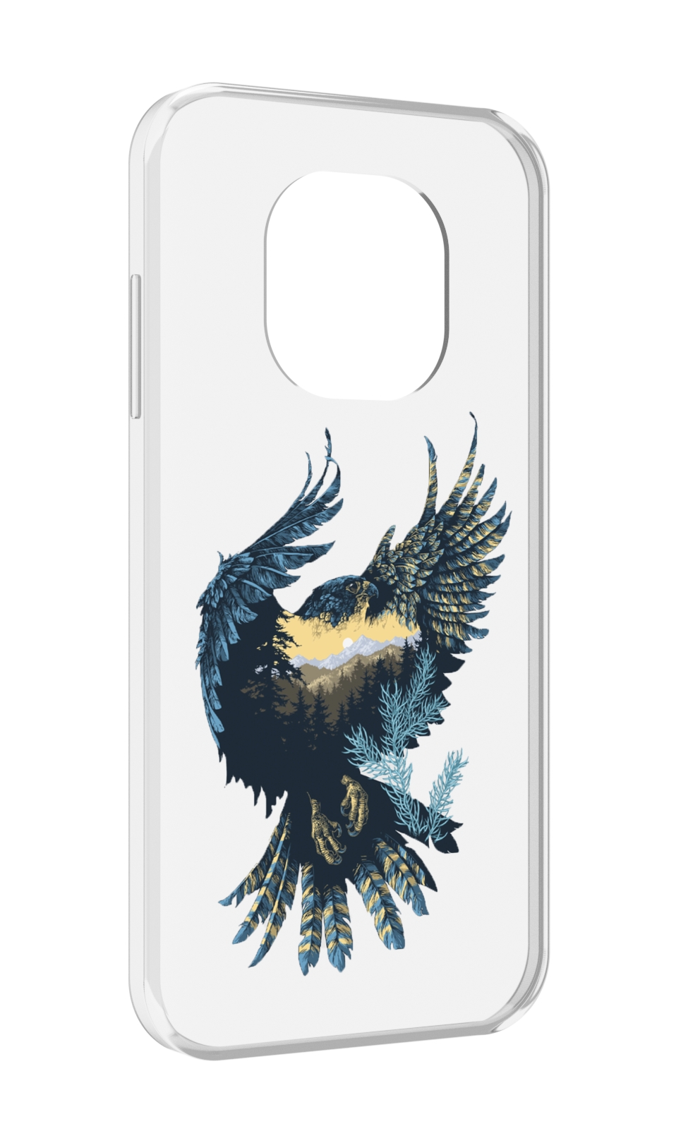 

Чехол MyPads мирок в соколе для Blackview BL8800 / BL8800 Pro, Прозрачный, Tocco