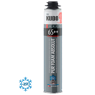 

KUDO Пена монтажная профессиональная зимняя ABSOLUT PROFF 65++ ARKTIKA NORD, Бежевый