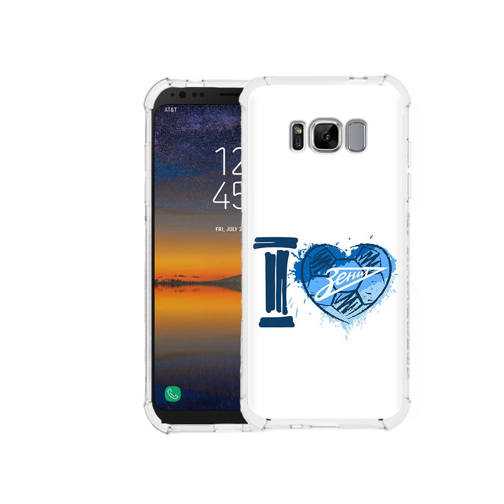 

Чехол MyPads Tocco для Samsung Galaxy S8 ФК я люблю зенит (PT107395.590.186), Прозрачный, Tocco