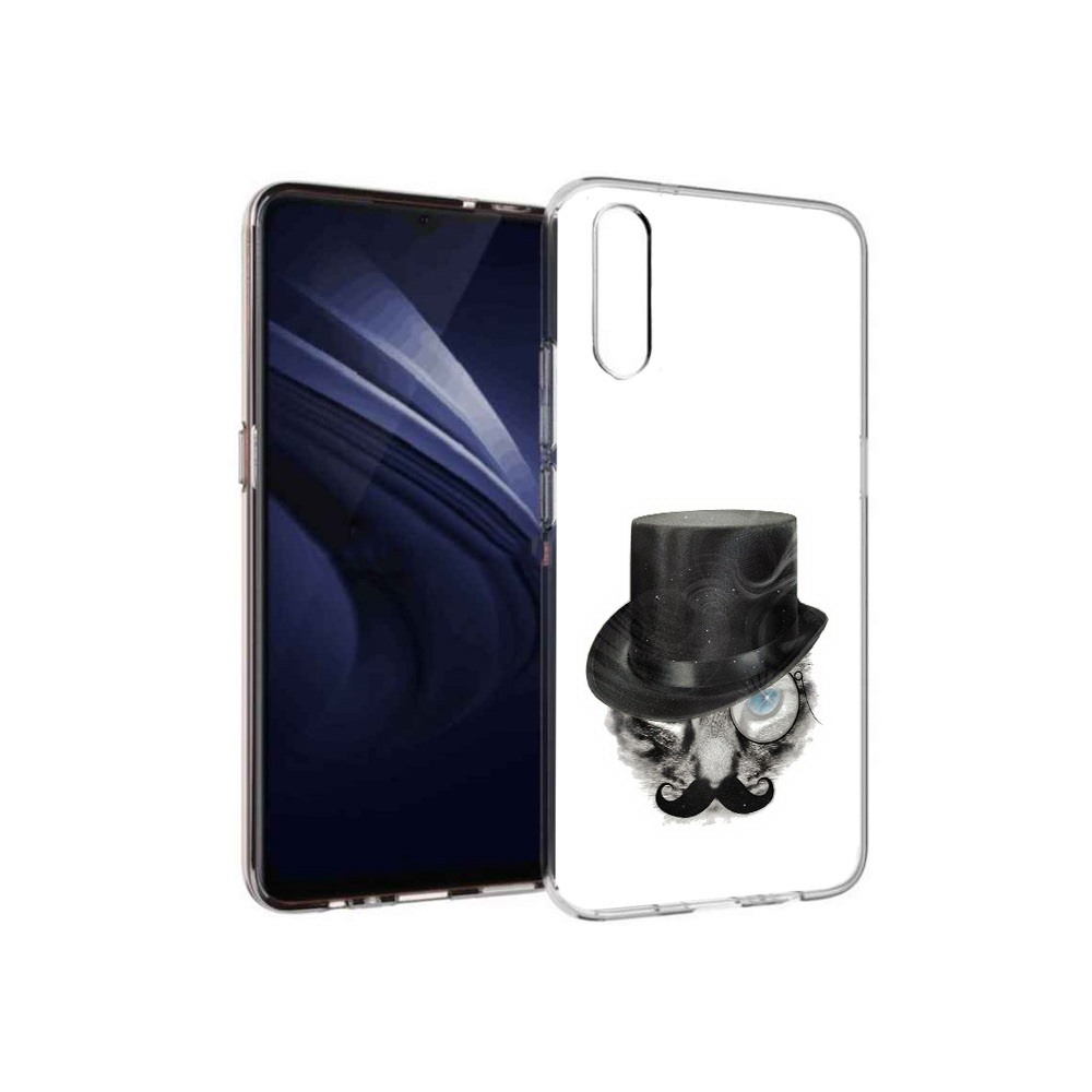 

Чехол MyPads Tocco для Vivo V17 Neo интелегентный кот (PT226959.388.378), Прозрачный, Tocco