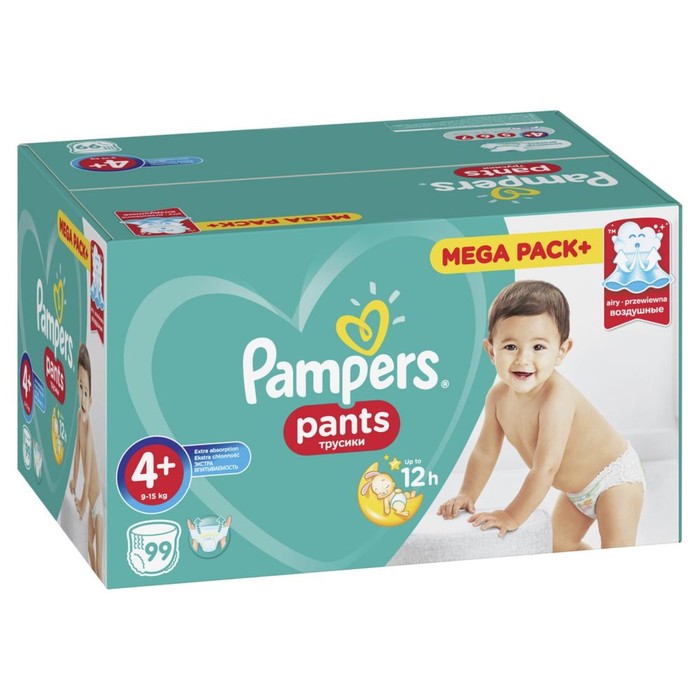 

Трусики Pampers Pants, размер 4+, 99 шт.