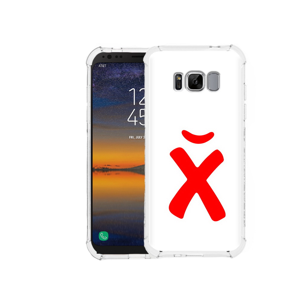 

Чехол MyPads Tocco для Samsung Galaxy S8 абстракция буква х (PT107395.590.209), Прозрачный, Tocco