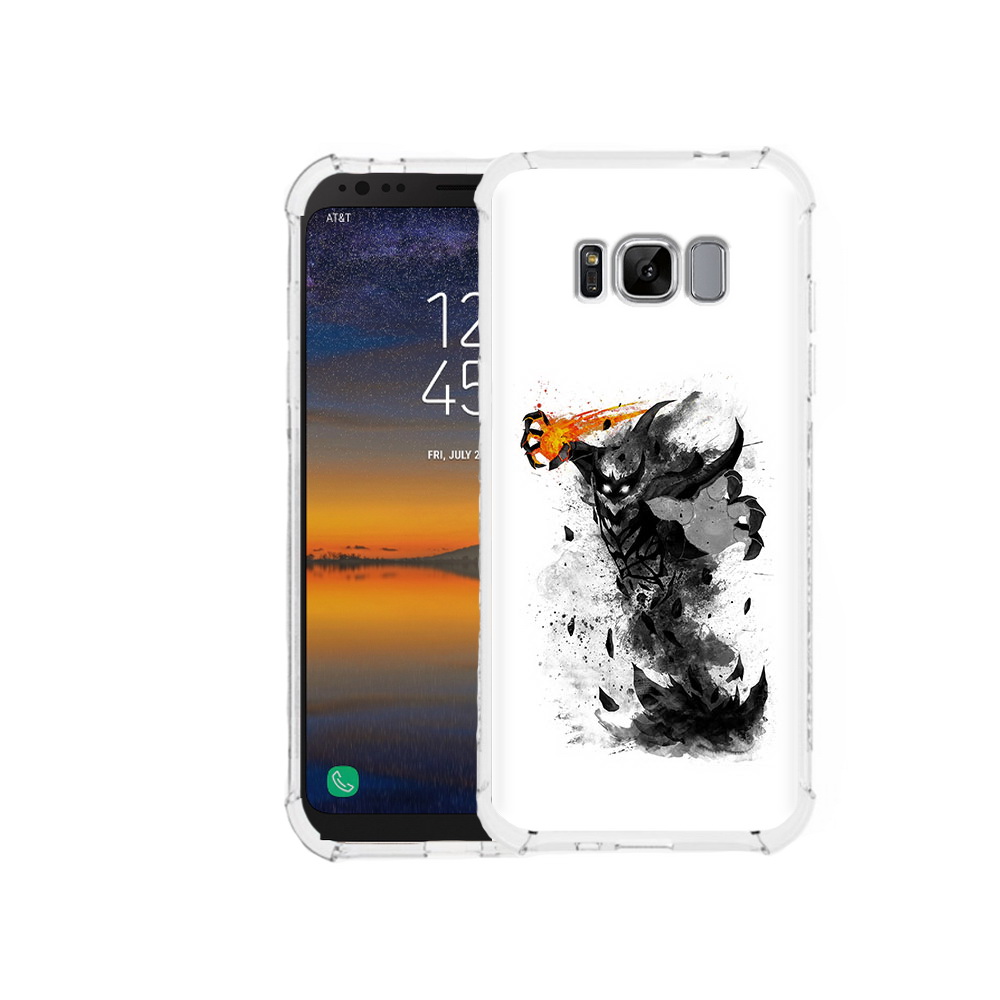 

Чехол MyPads Tocco для Samsung Galaxy S8 nevermore черно белый (PT107395.590.21), Прозрачный, Tocco