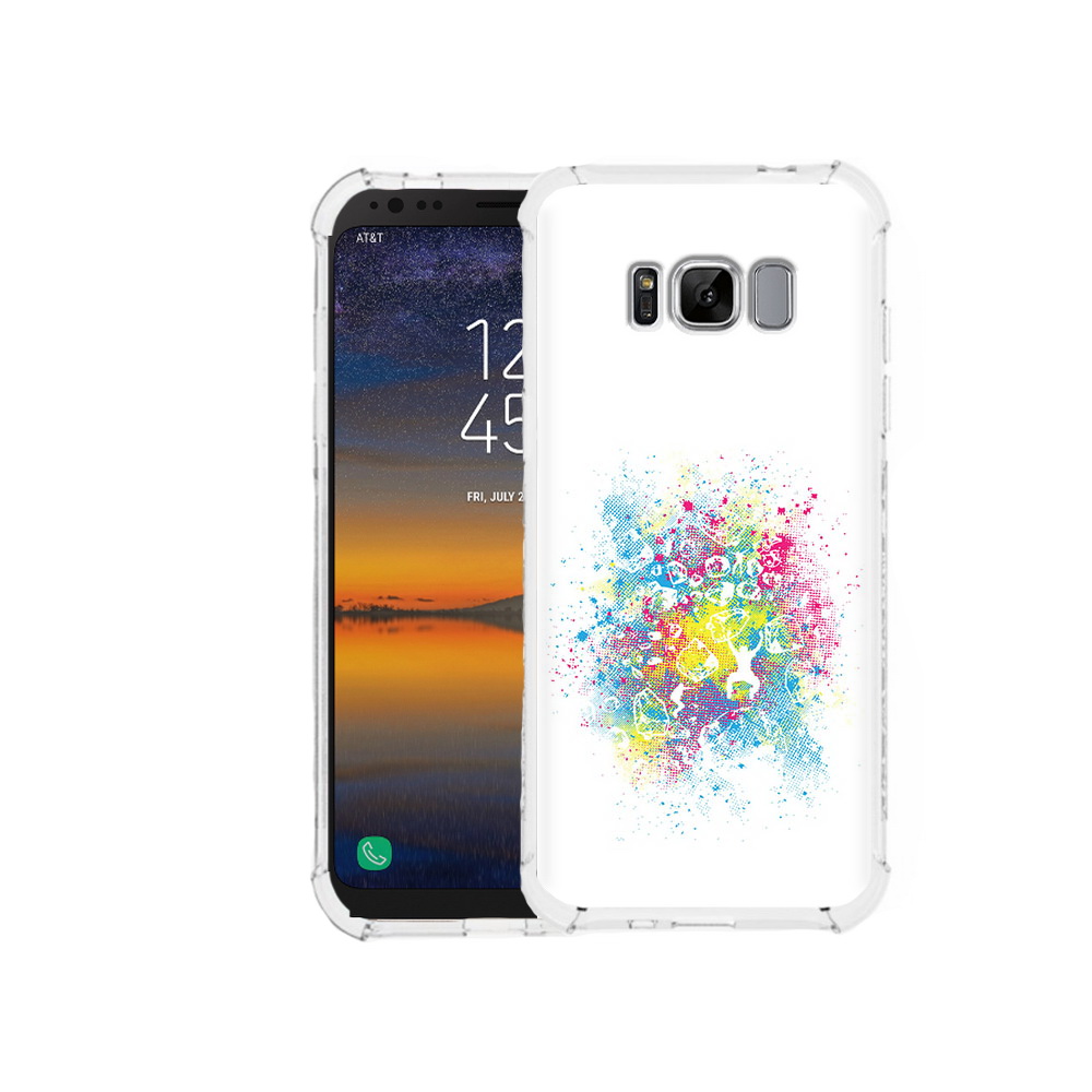 

Чехол MyPads Tocco для Samsung Galaxy S8 акварель абстракция (PT107395.590.214), Прозрачный, Tocco