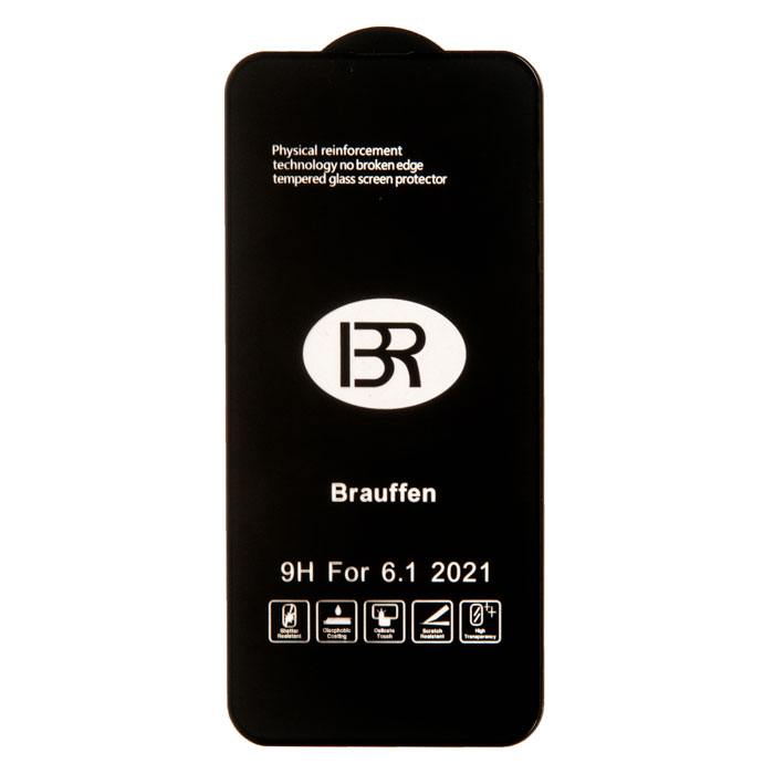 

защитное стекло Brauffen Full Glue для Apple iPhone 13, 13 Pro, черный