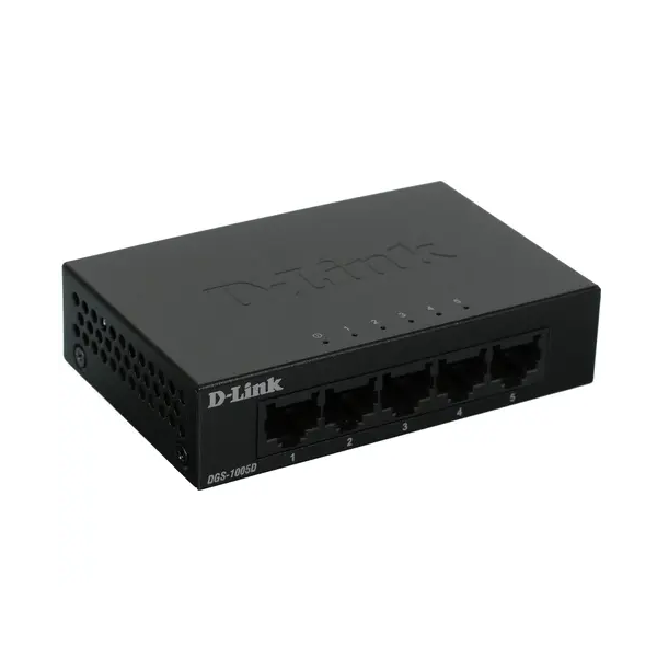 Коммутатор D-Link DGS-1005D/J2A черный