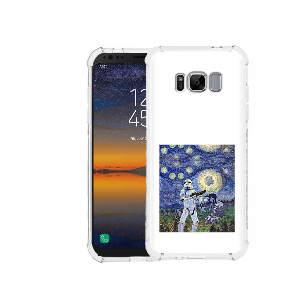 

Чехол MyPads Tocco для Samsung Galaxy S8 star wars звездная ночь (PT107395.590.23), Прозрачный, Tocco