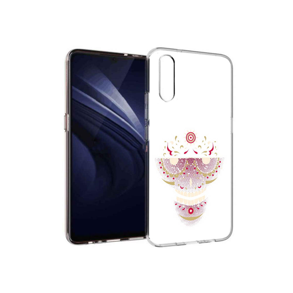 

Чехол MyPads Tocco для Vivo V17 Neo карнавальный скелет абстракция (PT226959.388.386), Прозрачный, Tocco