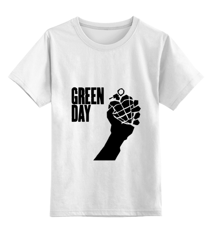 

Футболка детская Printio Green day цв. белый р. 164, Green day