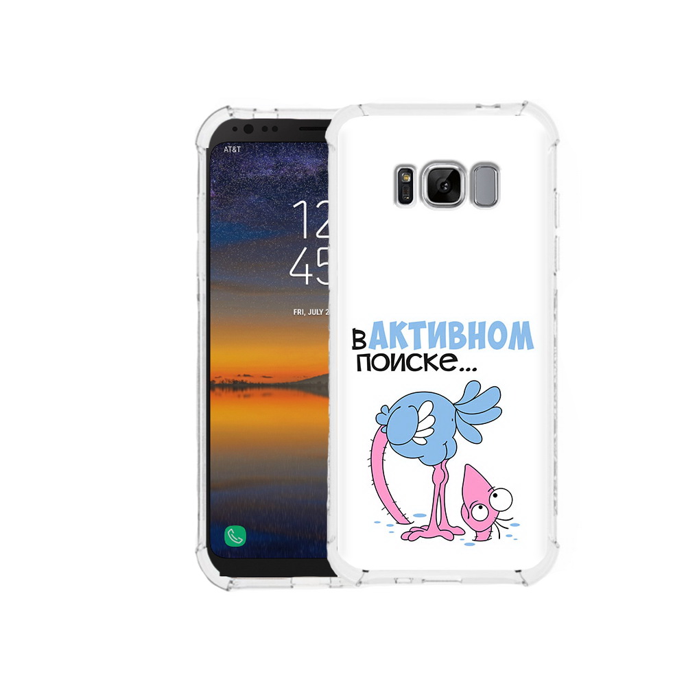 

Чехол MyPads Tocco для Samsung Galaxy S8 в активном поиске (PT107395.590.255), Прозрачный, Tocco