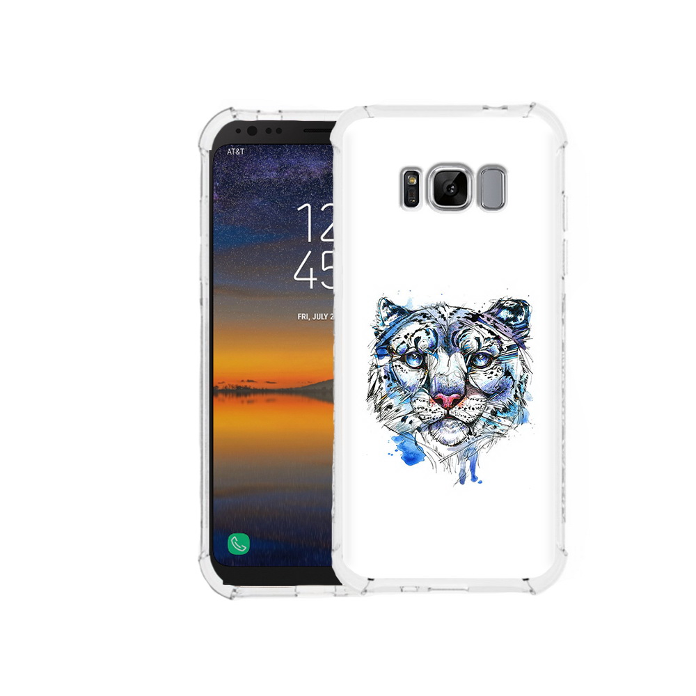 

Чехол MyPads Tocco для Samsung Galaxy S8 водяной тигр (PT107395.590.263), Прозрачный, Tocco