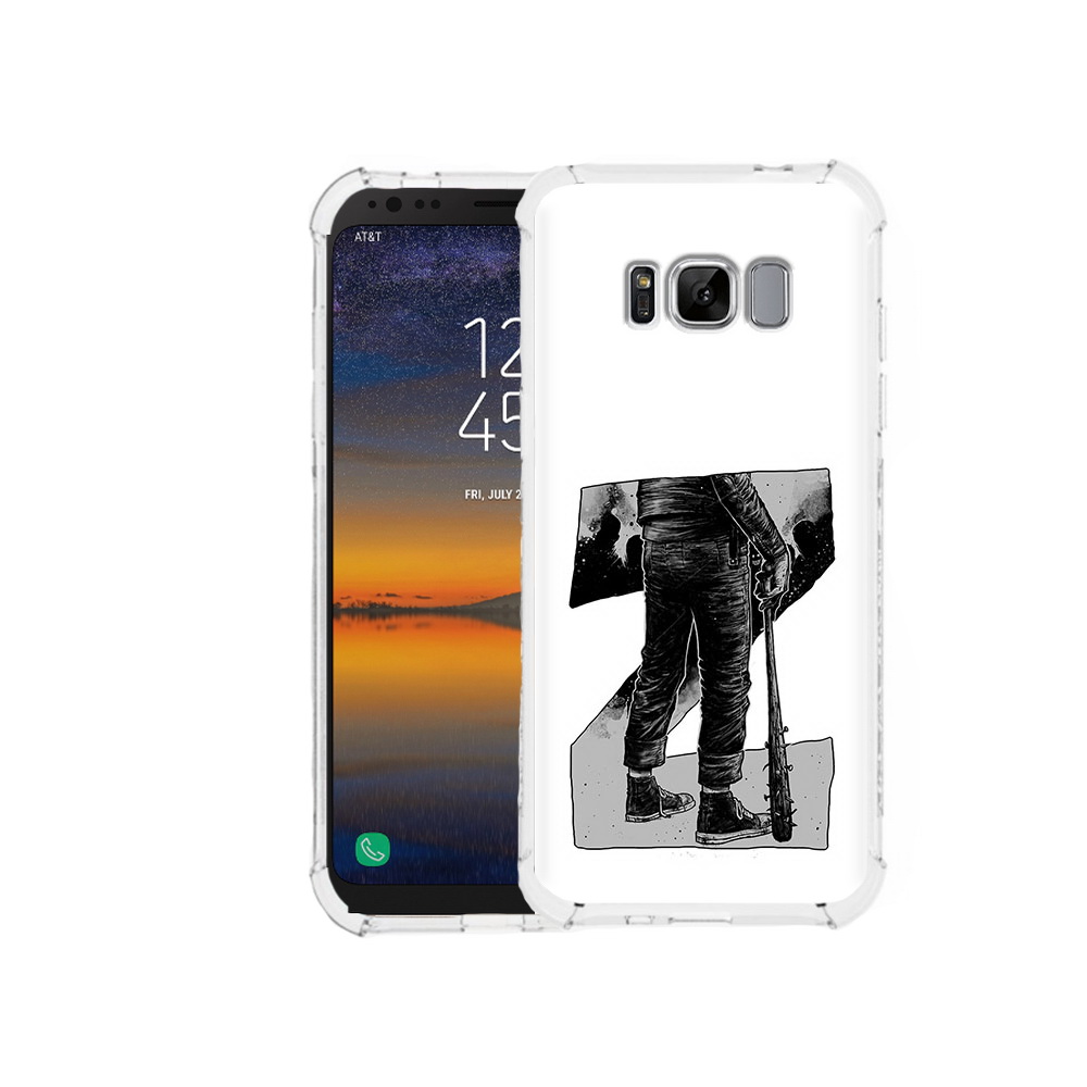 

Чехол MyPads Tocco для Samsung Galaxy S8 воин черно белый (PT107395.590.265), Tocco